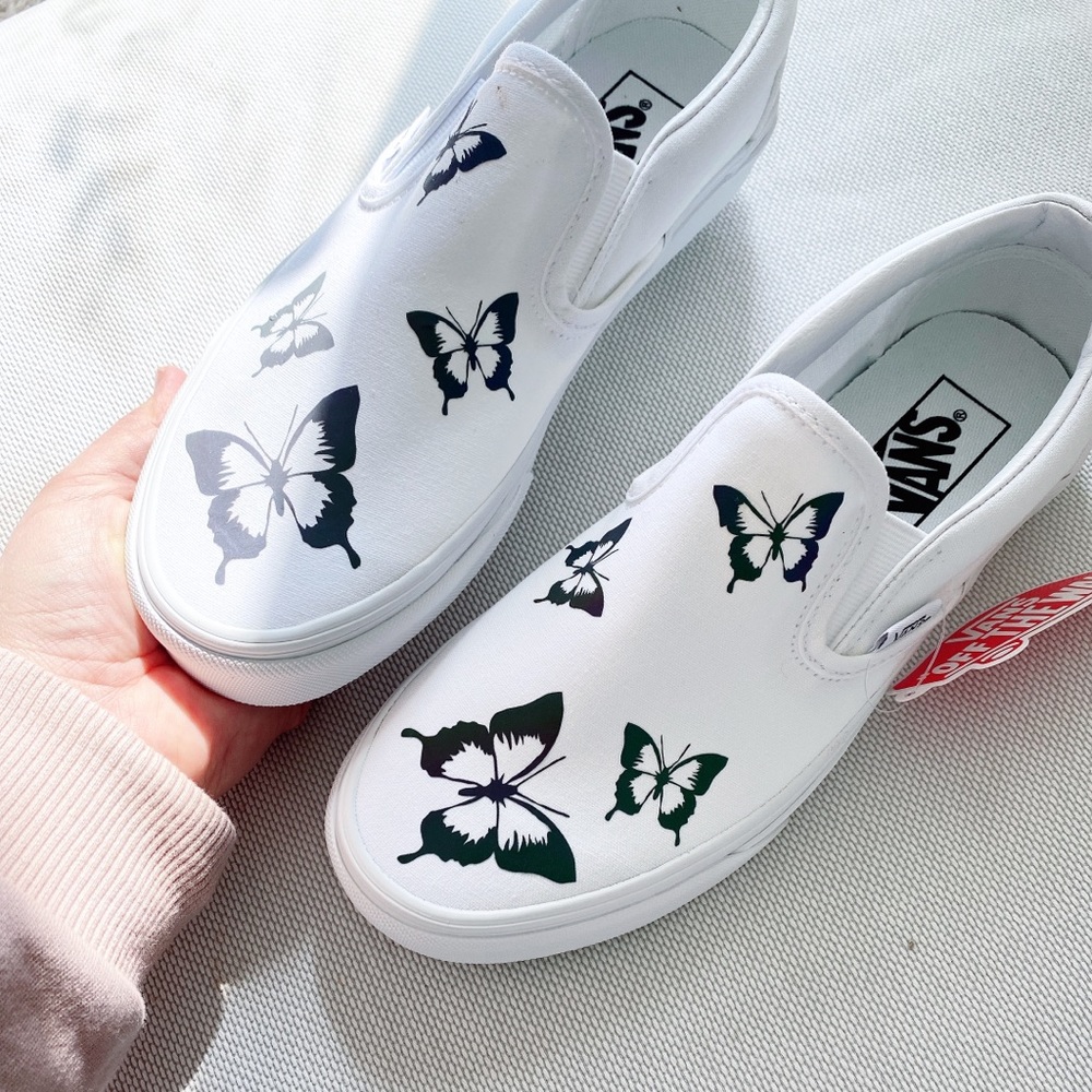 Women Vans custom butterfly 🦋 - Picture 1 of 6